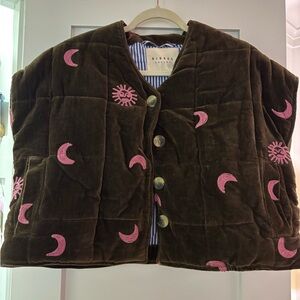 Sissel Edelbo x Free People Velvet Quilted Vest